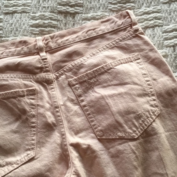 NWOT Free People Destroyed Boyfriend Jeans in Pink - Picture 8 of 8